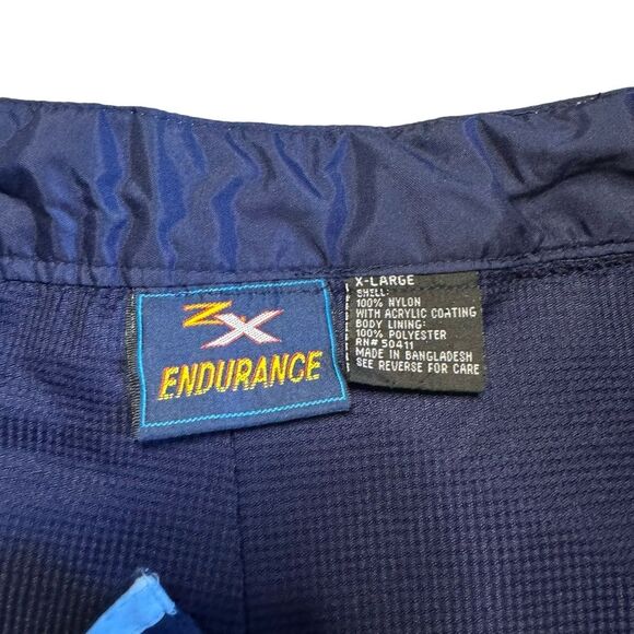 ZX Endurance Unisex Blue Wind Track Rain Pants Size Large - Picture 10 of 12